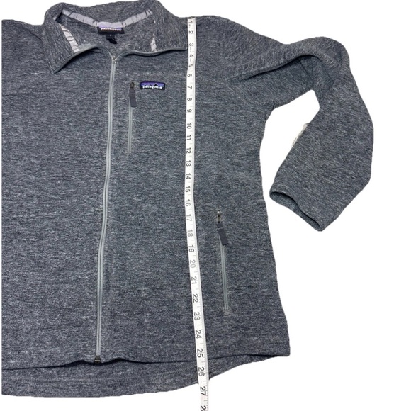 Patagonia Classic Synchilla Fleece Jacket Mens Large Full Zip Grey Gray READ - Picture 8 of 12